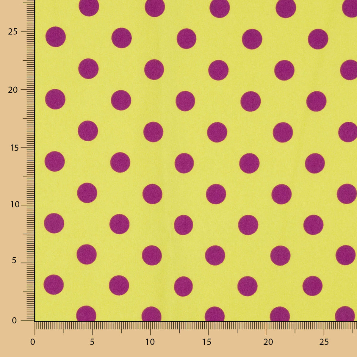 Gabardina Elástica Bolinhas 17mm Lima-Buganvília - Ribes y Casals