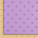 Jacquard Bolinhas 1,5cm Malva - Ribes y Casals