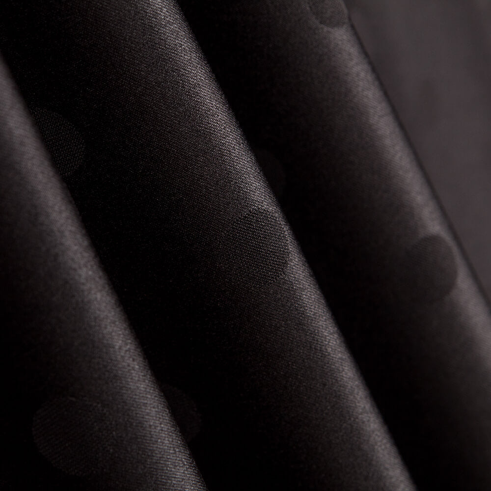 Jacquard Bolinhas 3cm Preto - Ribes y Casals