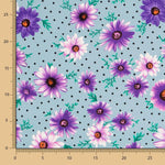 Crepe Margarida Bolinhas Água - Ribes y Casals