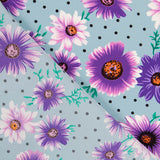 Crepe Margarida Bolinhas Água - Ribes y Casals