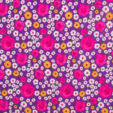 Crepe Rosas Margarida Fúcsia - Ribes y Casals