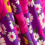 Crepe Rosas Margarida Fúcsia - Ribes y Casals