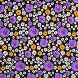 Crepe Rosas Margarida Mauve - Ribes y Casals