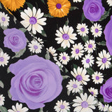 Crepe Rosas Margarida Mauve - Ribes y Casals