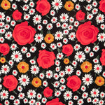 Crepe Rosas Margarida Vermelho - Ribes y Casals