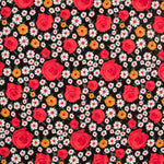 Crepe Rosas Margarida Vermelho - Ribes y Casals