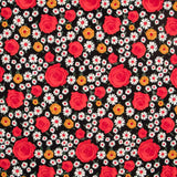 Crepe Rosas Margarida Vermelho - Ribes y Casals