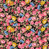 Crepe Poliéster Cretona Nita Preto - Ribes y Casals