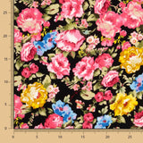 Crepe Poliéster Cretona Nita Preto - Ribes y Casals