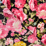 Crepe Poliéster Cretona Nita Preto - Ribes y Casals