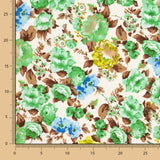 Crepe Poliéster Cretona Nita Verde - Ribes y Casals