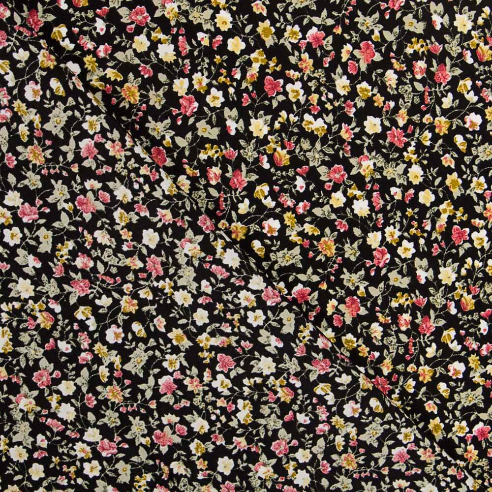 Crepe Flor Mini Preto - Ribes y Casals