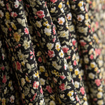 Crepe Flor Mini Preto - Ribes y Casals