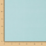 Crepe Mini Bolinhas Verde Água - Ribes y Casals