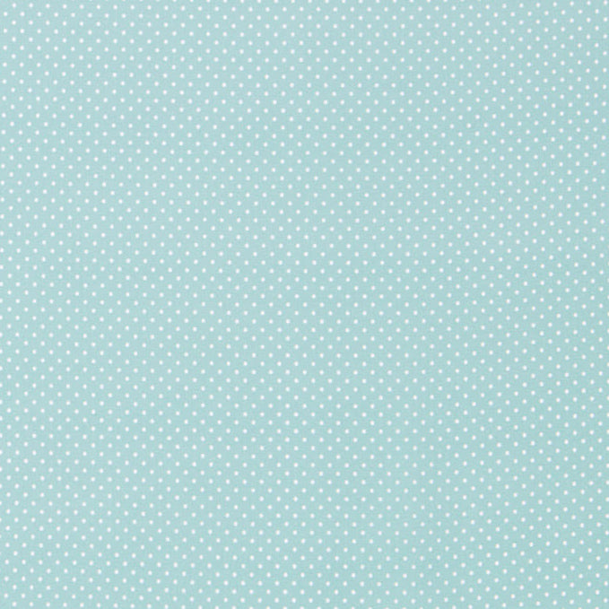 Crepe Mini Bolinhas Verde Água - Ribes y Casals