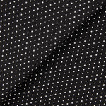 Gabardina Elástica Bolinhas 3mm Preto-Branco - Ribes y Casals