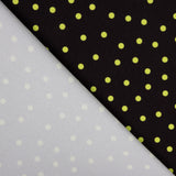 Gabardina Elástica Bolinhas Pistache - Ribes y Casals