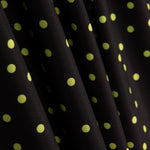 Gabardina Elástica Bolinhas Pistache - Ribes y Casals