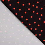 Gabardina Elástica Bolinhas Vermelha - Ribes y Casals