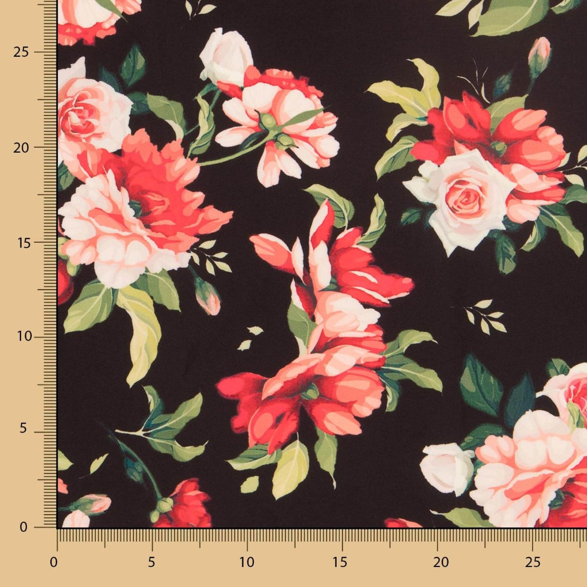 Tecido Bi-Stretch Cretonne Preto - Ribes y Casals