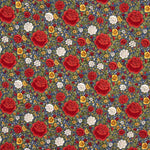 Crepe Poliéster Cretona Real Azul Escuro - Ribes y Casals