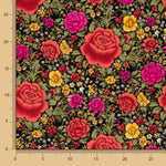 Crepe Poliéster Cretona Real Preto - Ribes y Casals