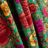 Crepe Poliéster Cretona Real Verde - Ribes y Casals