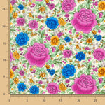 Crepe Poliéster Cretona Real Buganvília - Ribes y Casals