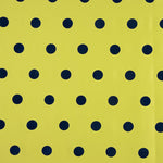 Fama Lima Bolinhas Flocked Azul 30mm - Ribes y Casals