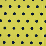 Fama Lima Bolinhas Flocked Azul 30mm - Ribes y Casals