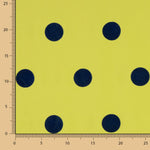 Fama Lima Bolinhas Flocked Azul 30mm - Ribes y Casals