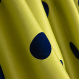 Fama Lima Bolinhas Flocked Azul 30mm - Ribes y Casals