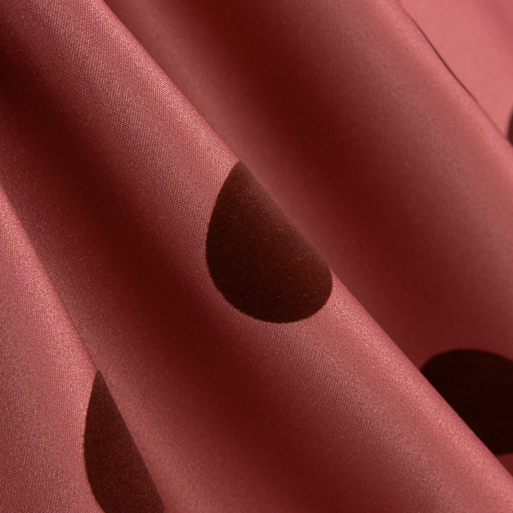 Fama Rosado Ruibarbo Bolinhas Flocked Granada 30mm - Ribes y Casals