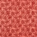 Fama Coral Flocked Rosa Vermelho - Ribes y Casals
