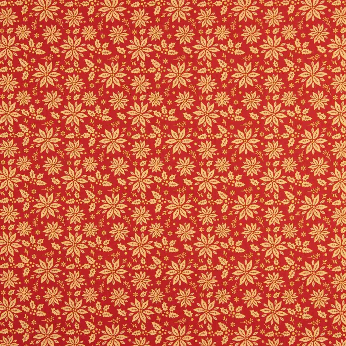 Popeline Algodão Flor de Fogo - Ribes y Casals