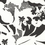 Crispy Milano Flores Branco Preto - Ribes y Casals