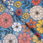 Retal Popelín Algodón Flores Dara 100x150 cm - Ribes y Casals