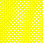 Popeline Bolas 2mm. Fundo Amarelo Bola Branca - Ribes y Casals