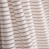 Forro Satinado Listrado Bege Suave - Ribes y Casals