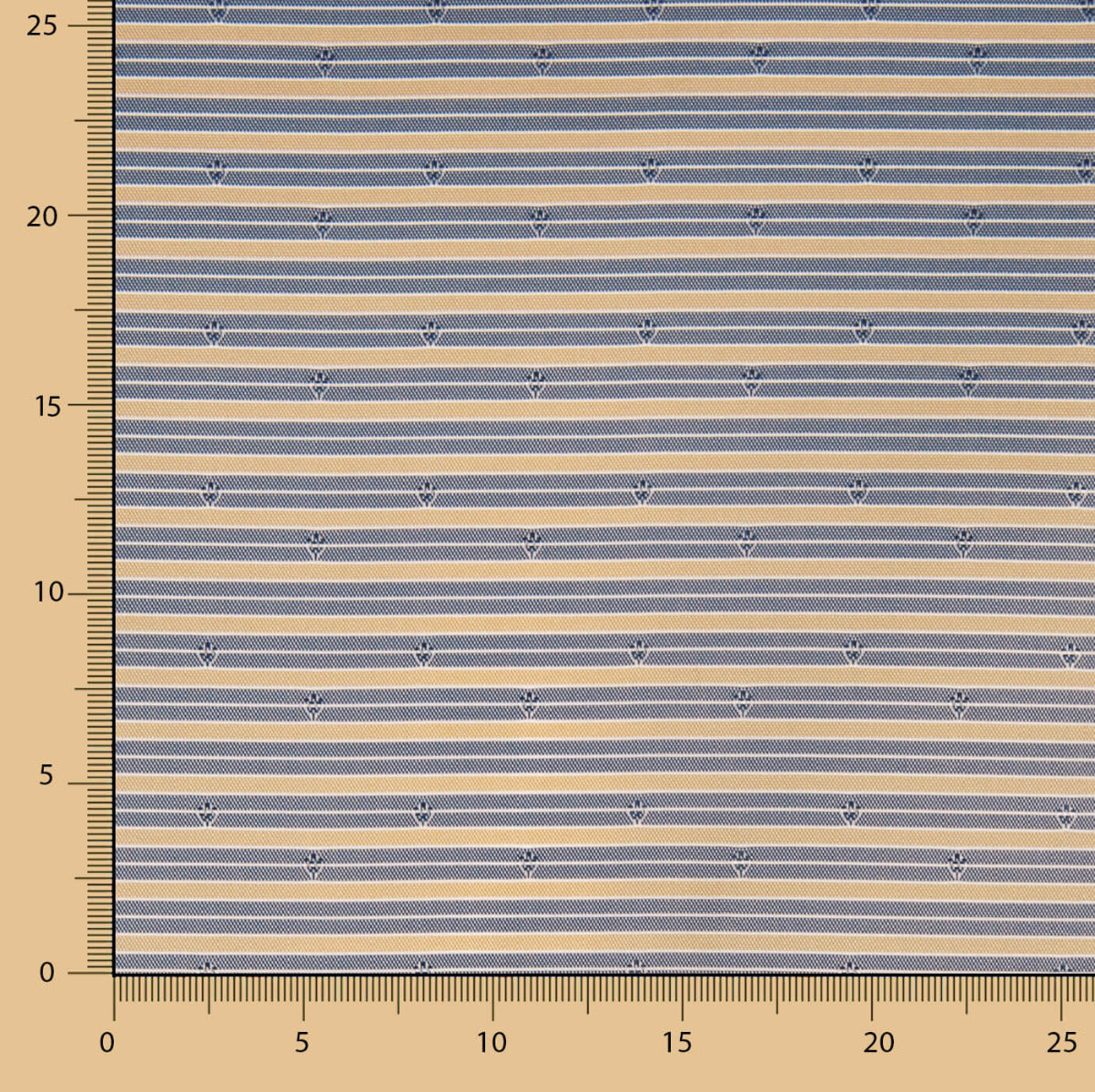Forro Jacquard Rayas Marrón - Ribes y Casals