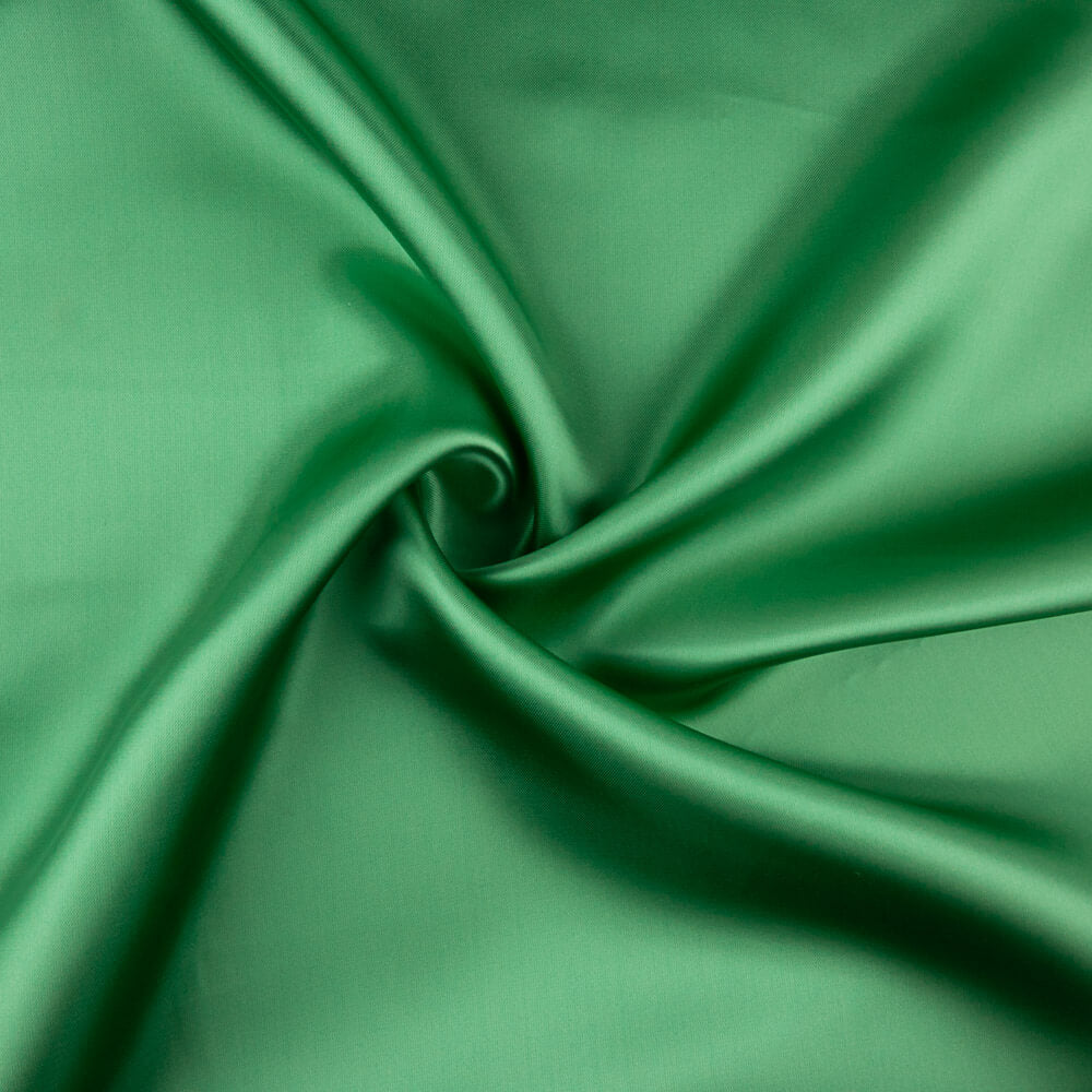 Forro de Raião de Cetim Verde Emeralda - Ribes y Casals