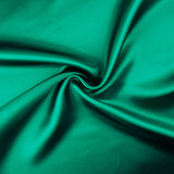 Forro de Raião de Cetim Verde Emerald Escuro - Ribes y Casals