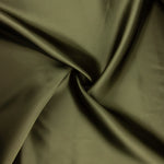 Forro de Raião de Cetim Verde Oliva Escuro - Ribes y Casals