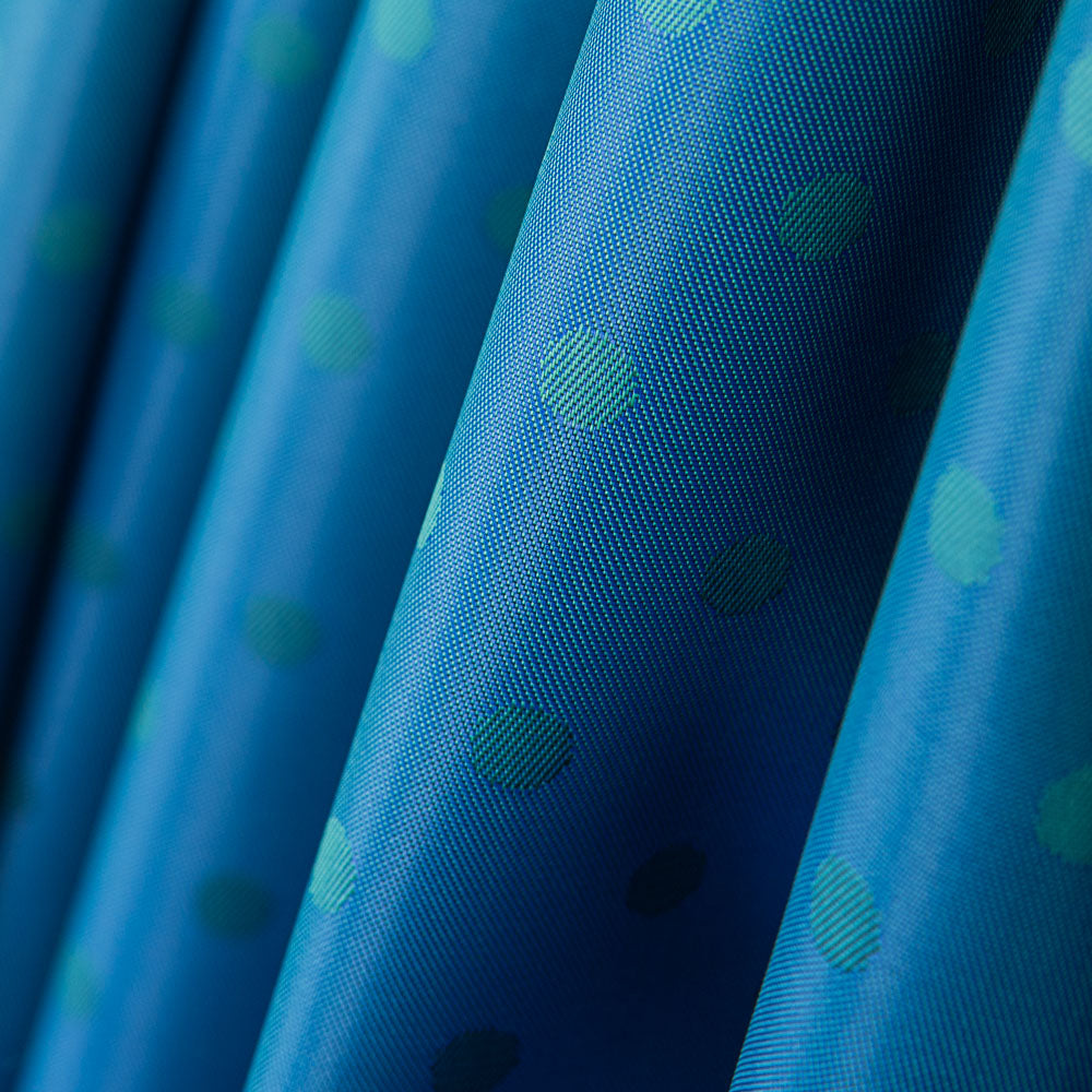 Forro de Raso Bolinhas Azul Verde - Ribes y Casals