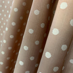 Forro de Raso Bolinhas Camel Verde - Ribes y Casals