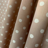 Forro de Raso Bolinhas Camel Verde - Ribes y Casals