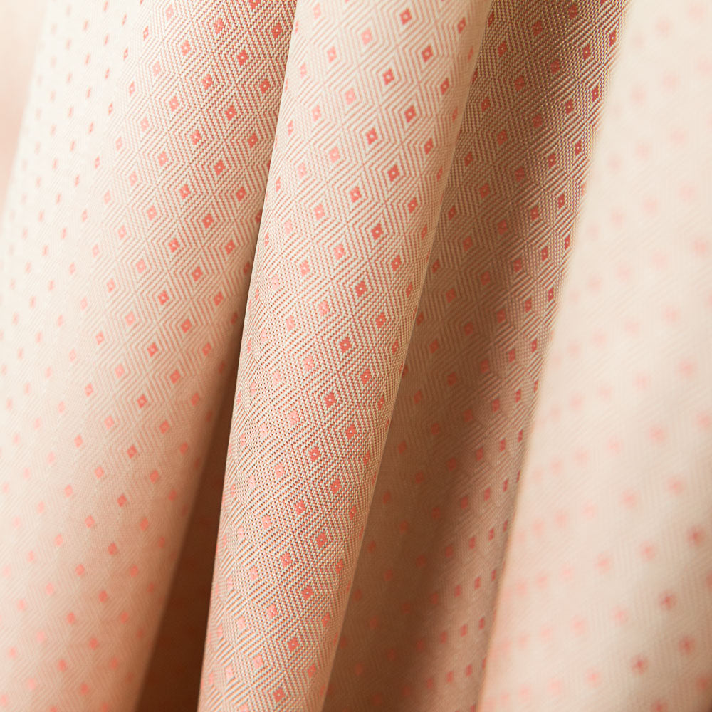 Forro de Raso Bolinhas Ouro Rosado - Ribes y Casals