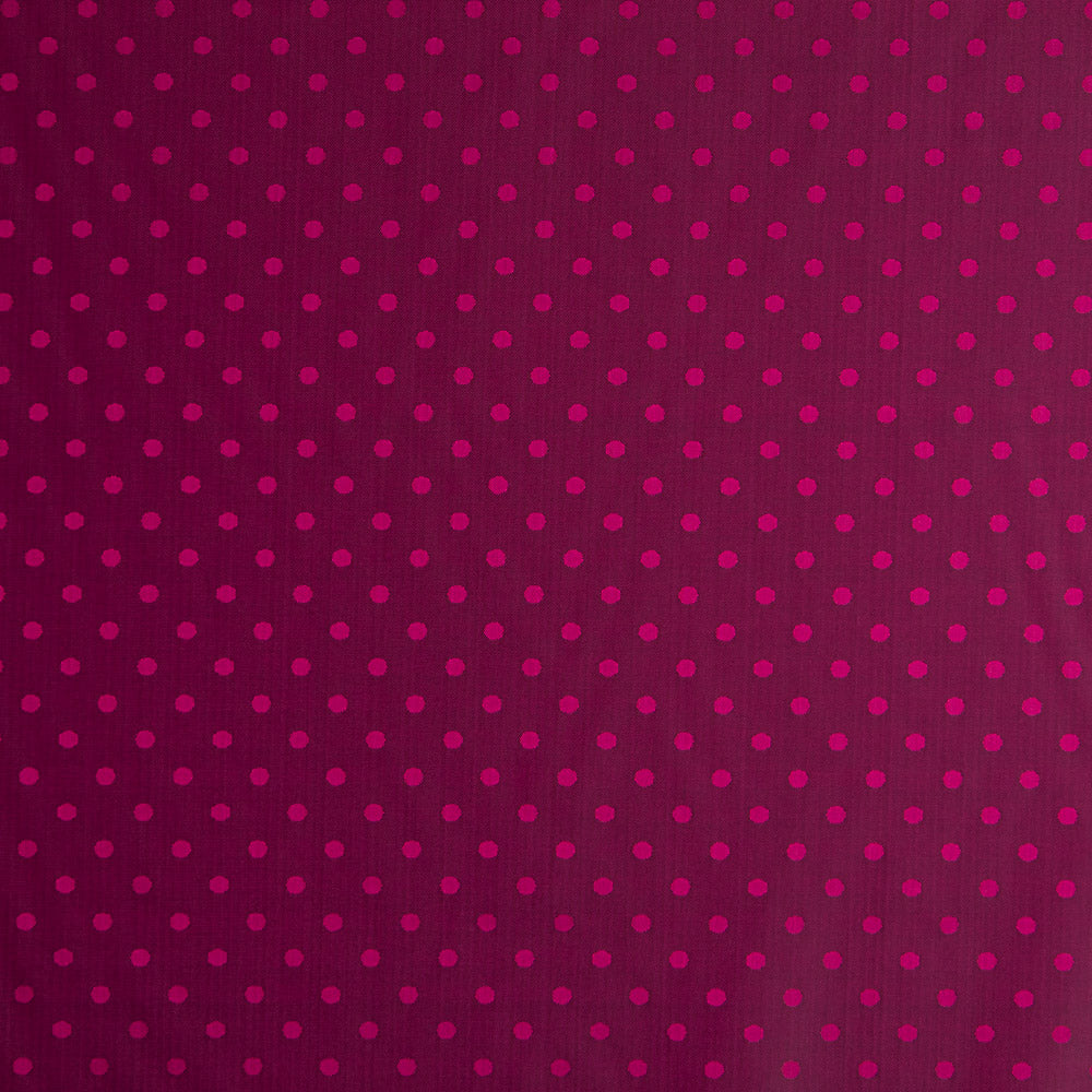 Forro de Raso Bolinhas Fúcsia Escuro - Ribes y Casals