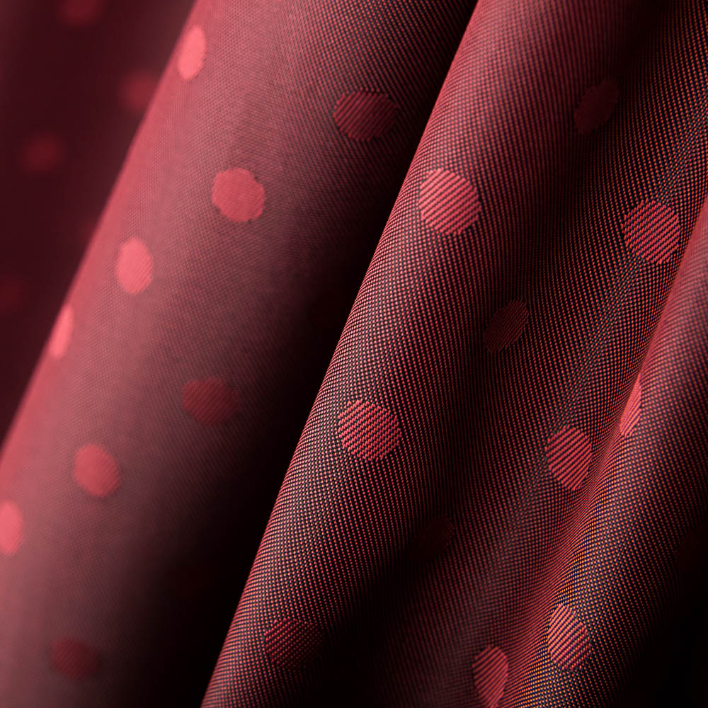 Forro de Raso Bolinhas Grená - Ribes y Casals